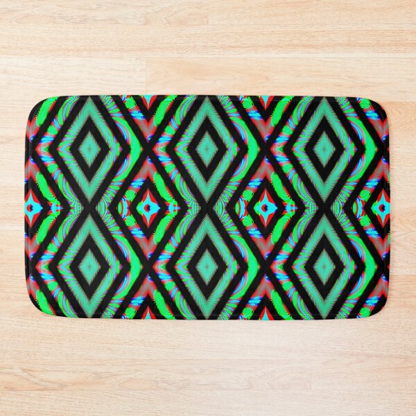 Item preview, Abstract Pattern "A colorful curtain 9" designed and sold by Gluecknika.