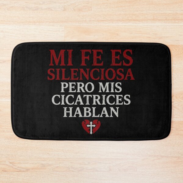 Item preview, My Faith Is Silent But My Scars Speak (Spanish Christian T-Shirt) | Bold Faith Testimony Gift designed and sold by EvolusionPro.