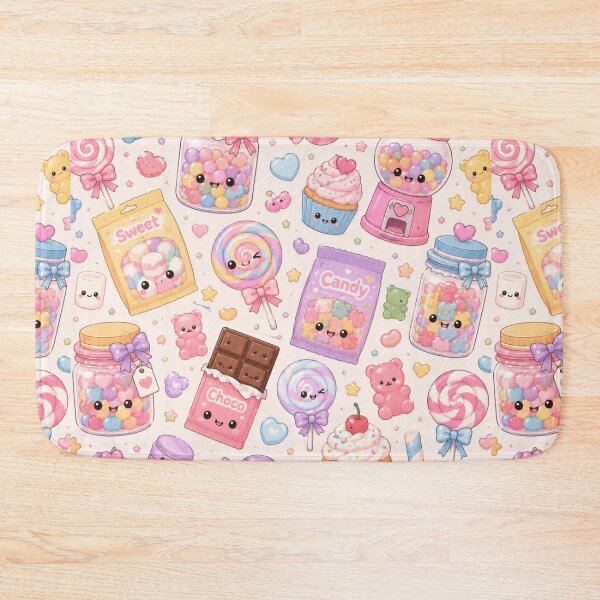 Item preview, Kawaii Food Pattern | Cute Pastel Sweets Aesthetic designed and sold by Aramdesing.