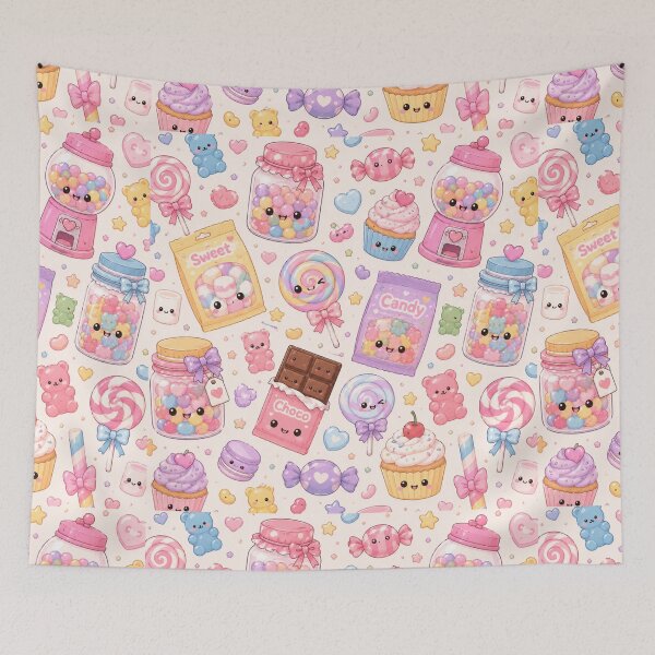 Item preview, Kawaii Food Pattern | Cute Pastel Sweets Aesthetic designed and sold by Aramdesing.