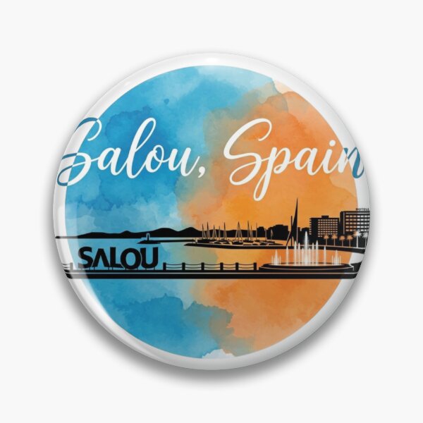 Item preview, Salou spain Tarragona Retro Rainbow designed and sold by Georain.