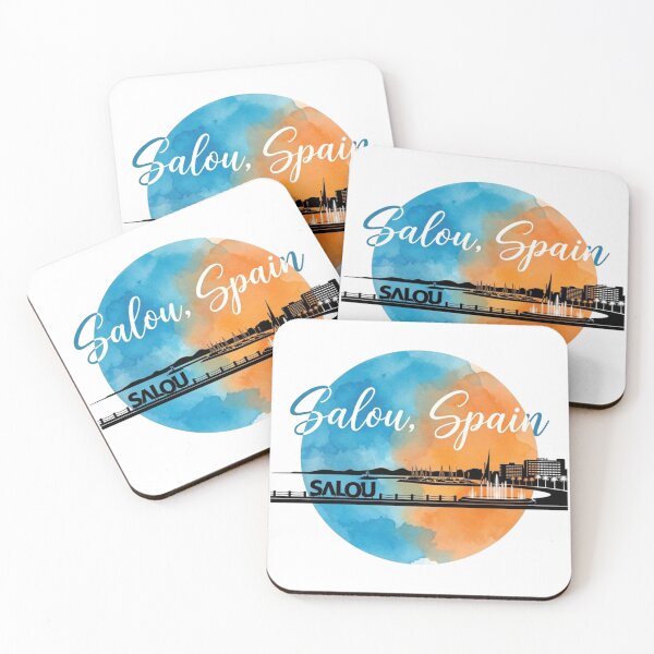 Item preview,  Salou spain Tarragona Retro Rainbow designed and sold by Georain.