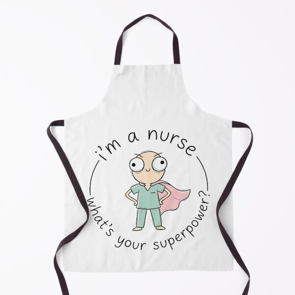 Item preview, Cute Nurse Superpower Sticker - im a nurse whats your superpower - Goofy Art designed and sold by Osmose-Studio.
