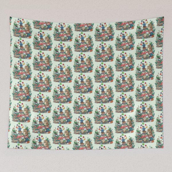 Item preview, Whimsical Woodland Animals Reading Books and Painting Art designed and sold by SholoStudio.