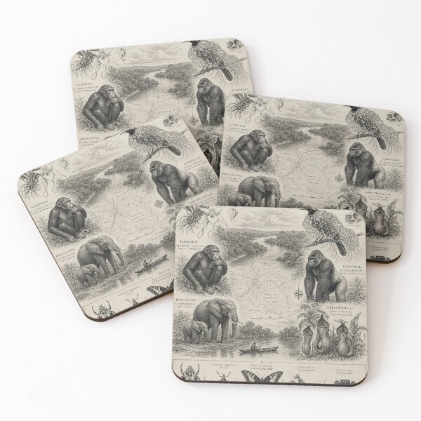 Item preview, Congo Naturalis — Naturalist Ink Study of the Congo Basin designed and sold by Jandedan.