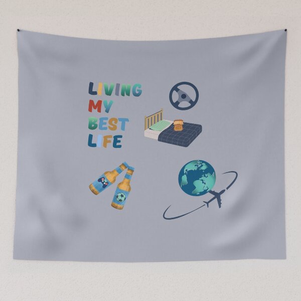 Item preview, Living My Best Life designed and sold by Aimetoi.