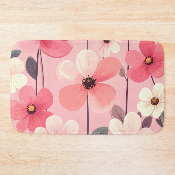 Item preview, Pink Floral Garden Pattern designed and sold by Sasas Design.