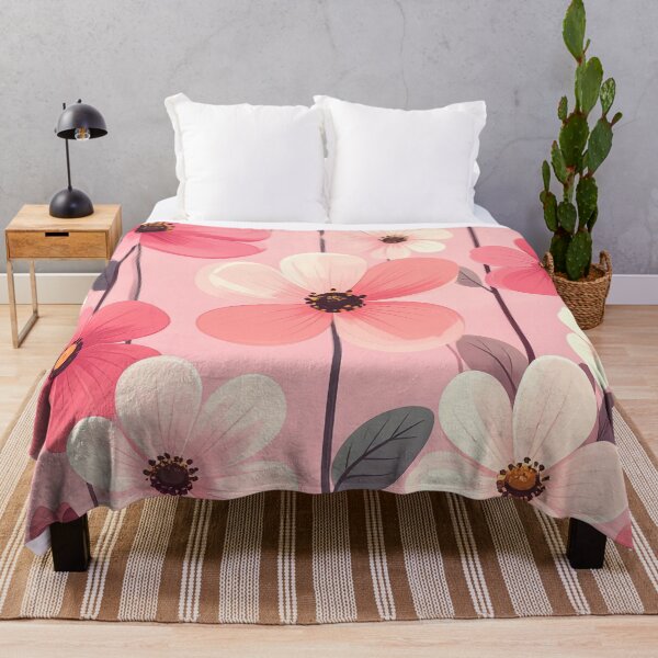 Item preview, Pink Floral Garden Pattern designed and sold by Sasas Design.