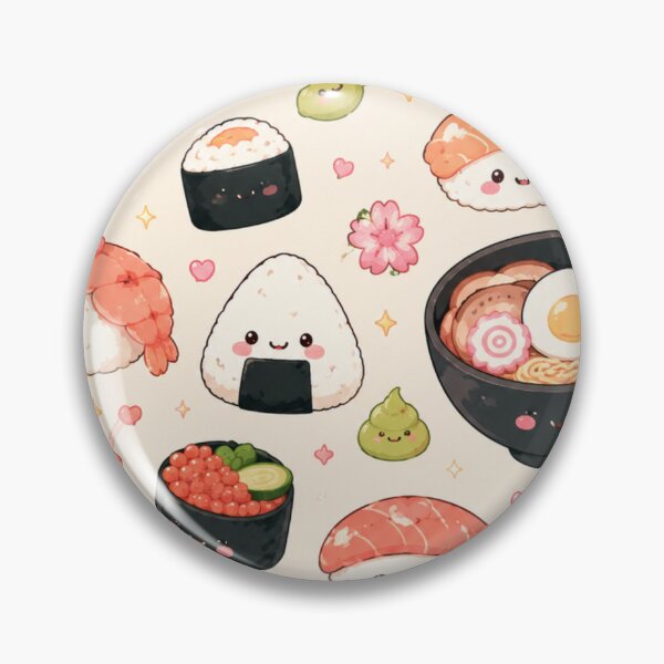 Item preview, Kawaii Food Pattern | Cute Japanese Food Aesthetic designed and sold by Aramdesing.