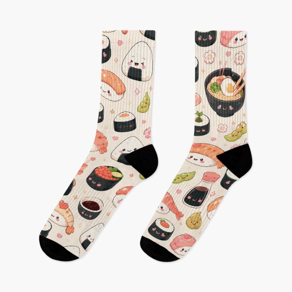 Item preview, Kawaii Food Pattern | Cute Japanese Food Aesthetic designed and sold by Aramdesing.