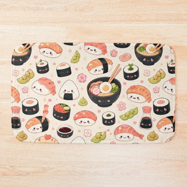 Item preview, Kawaii Food Pattern | Cute Japanese Food Aesthetic designed and sold by Aramdesing.