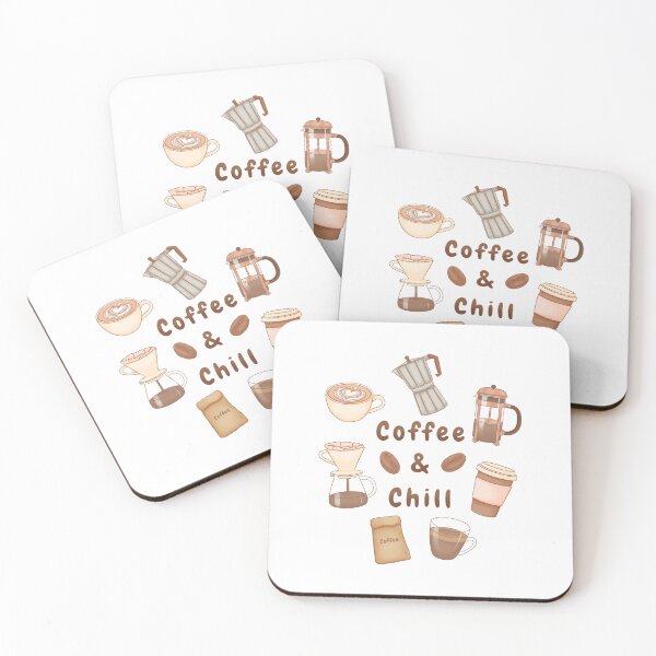Item preview, Coffee & Chill/ Coffee Lover designed and sold by Doodleooly.