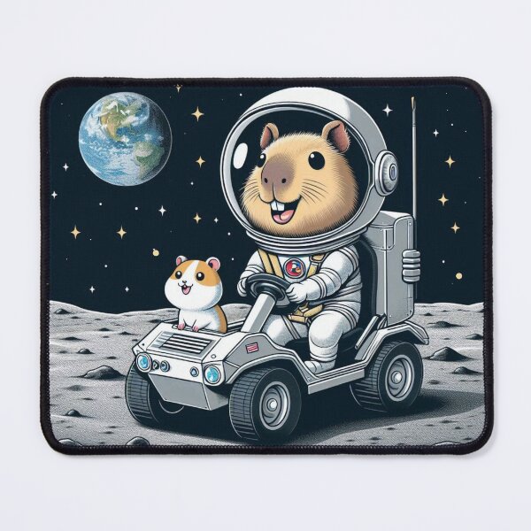 Item preview, Astronaut Hamster – Funny Space Adventure Animal Design designed and sold by Dogandesighn.