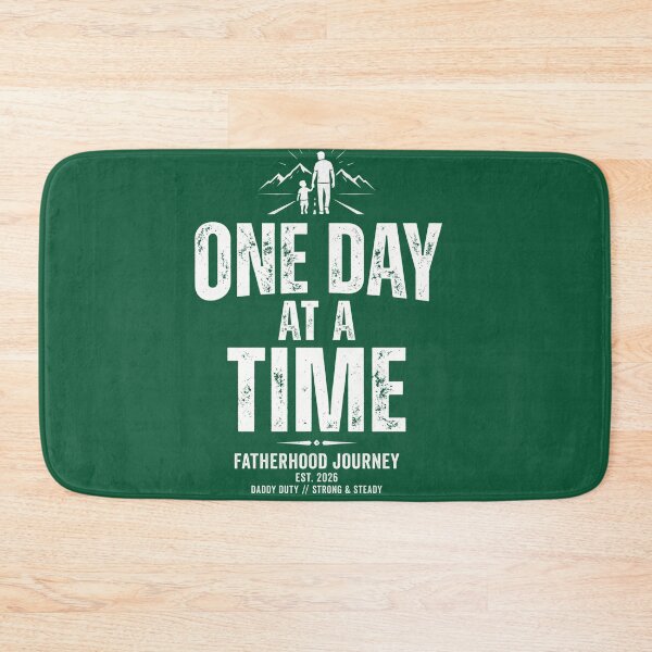 Item preview, One Day At A Time – Fatherhood Journey Est. 2026 | Daddy Duty Strong & Steady Dad Gift Tee designed and sold by laughingshirts.