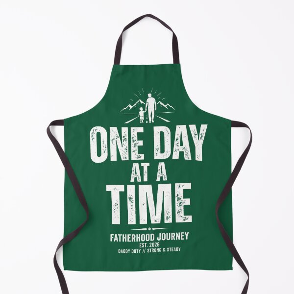 Item preview, One Day At A Time – Fatherhood Journey Est. 2026 | Daddy Duty Strong & Steady Dad Gift Tee designed and sold by laughingshirts.