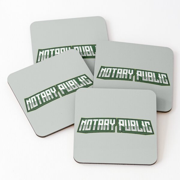 Item preview, Green Athletic Notary Public Design designed and sold by NotaryLife.