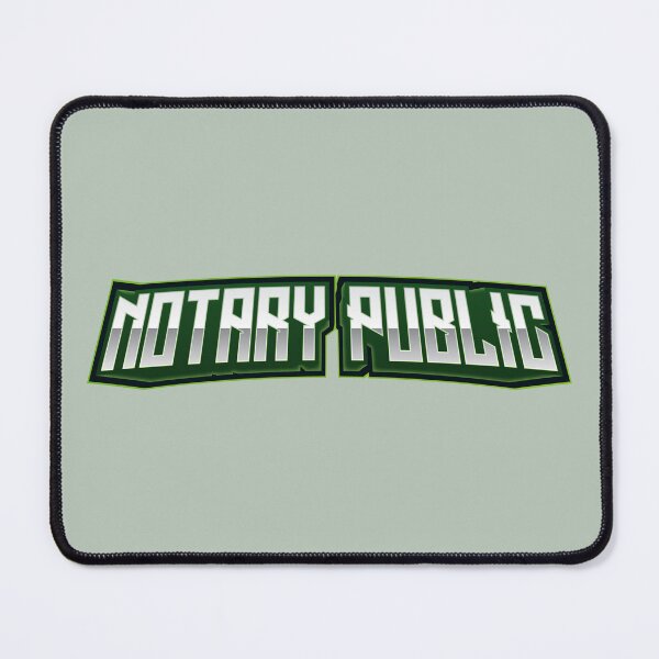Item preview, Green Athletic Notary Public Design designed and sold by NotaryLife.