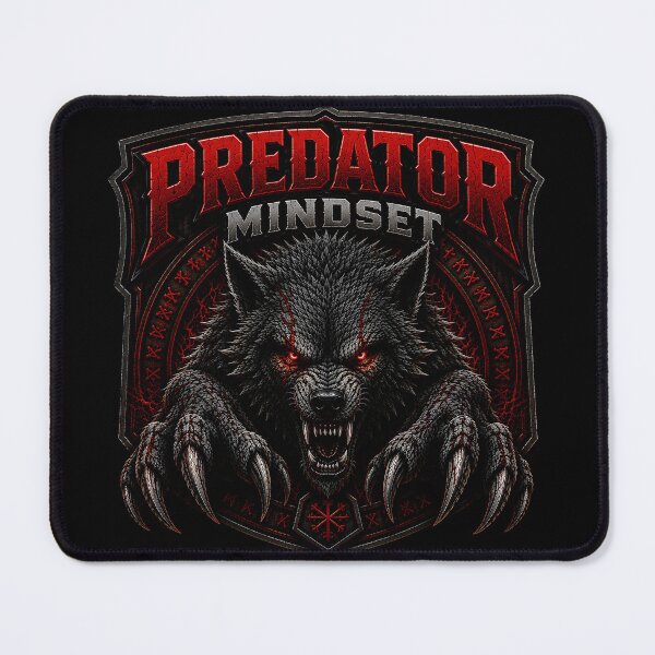 Item preview, Predator Mindset Wolf Viking T-Shirt | Nordic Beast Mode Gothic Warrior Design designed and sold by R3X .