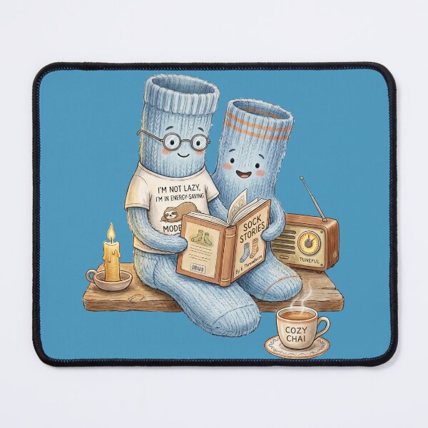 Item preview, Cute Cozy Socks Reading Book designed and sold by TeeARTHY.