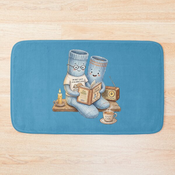 Item preview, Cute Cozy Socks Reading Book designed and sold by TeeARTHY.