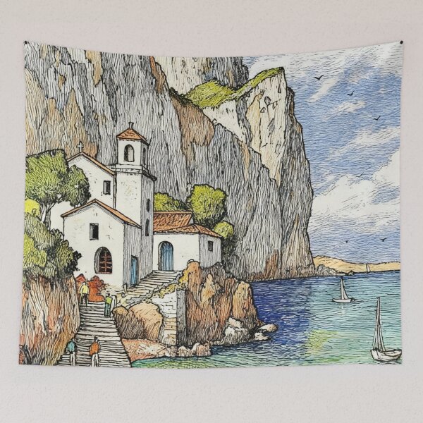 Item preview, Village by the seaside designed and sold by sid1802.