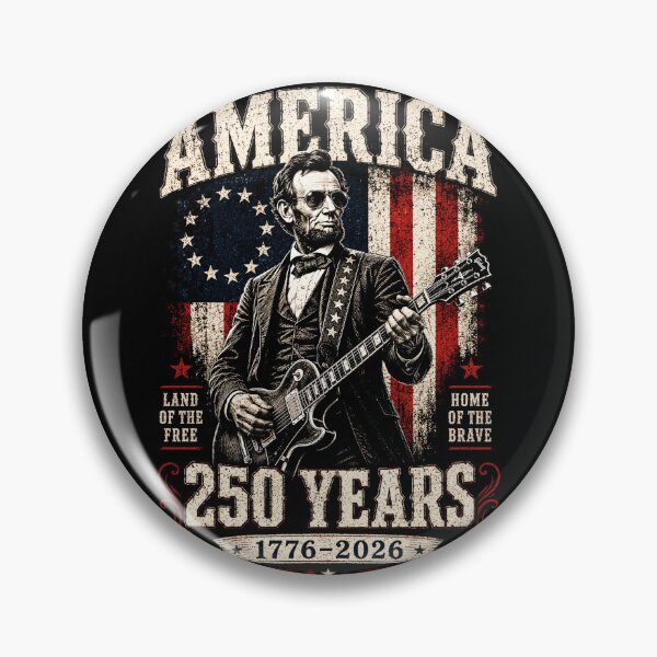 Item preview, 250th-Abraham-Lincoln-Playing-Guitar designed and sold by jolihanot.
