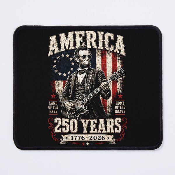Item preview, 250th-Abraham-Lincoln-Playing-Guitar designed and sold by jolihanot.