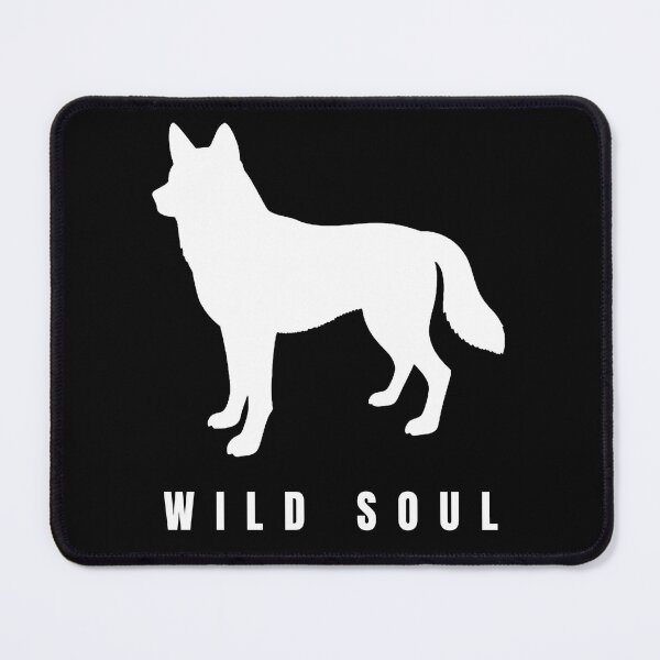 Item preview, Minimalist Siberian Husky Line Art Dog (For Dark Apparel) designed and sold by TailPrints.