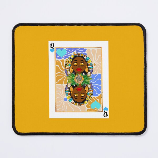 Item preview, Oshun Veve Retro Flowers Playing Card designed and sold by artbyomega.