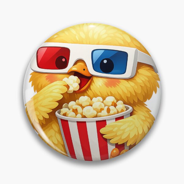 Item preview, Chicken eats popcorn designed and sold by -ADRIAV-.