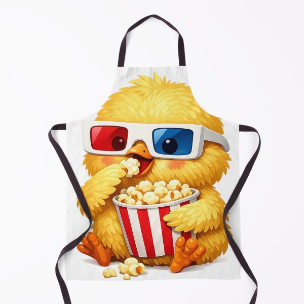 Item preview, Chicken eats popcorn designed and sold by -ADRIAV-.