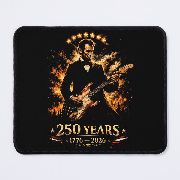 Item preview, freedom-Abraham-Lincoln-Playing-Guitar designed and sold by jolihanot.