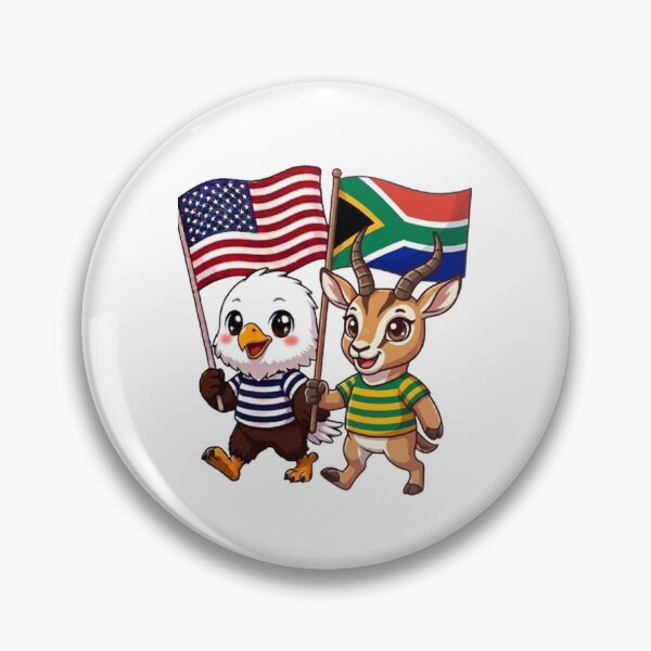 Item preview, The American eagle and its friend, the South African springbok designed and sold by SE213.