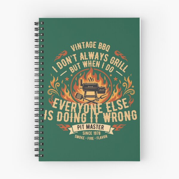 Item preview, Vintage BBQ Pit Master I Don't Always Grill Humor Design designed and sold by laughingshirts.