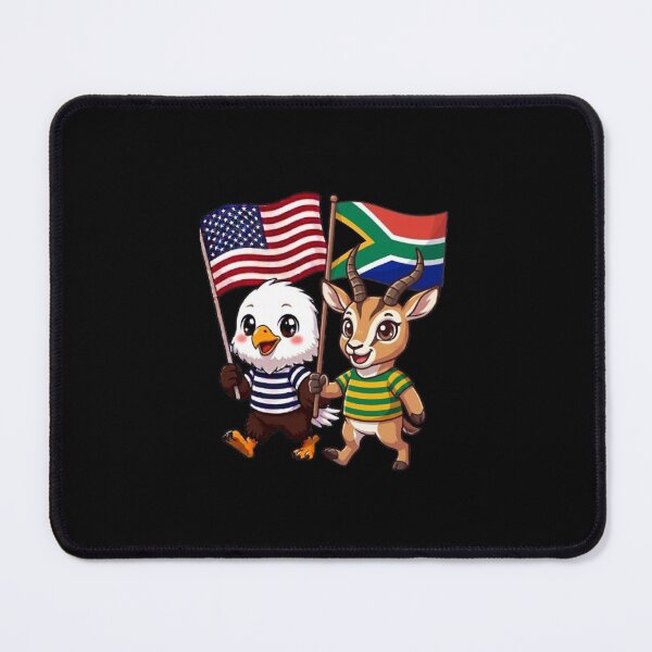 Item preview, The American eagle and its friend, the South African springbok designed and sold by SE213.