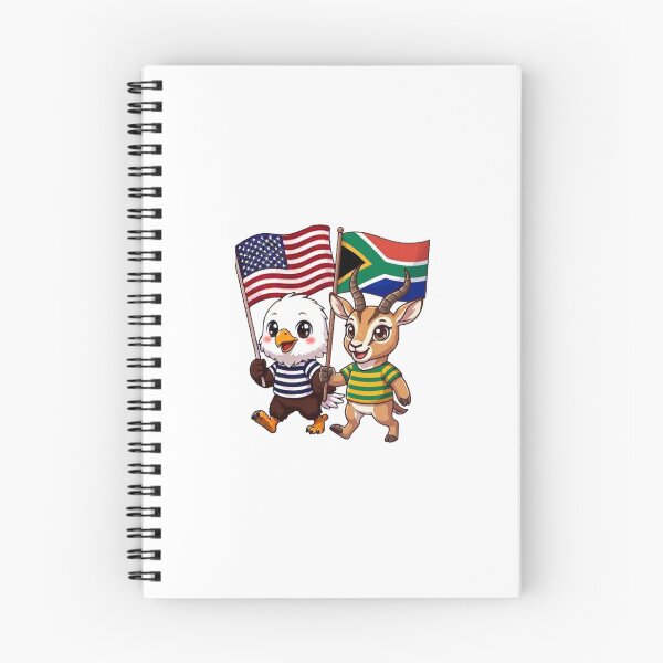 Item preview, The American eagle and its friend, the South African springbok designed and sold by SE213.