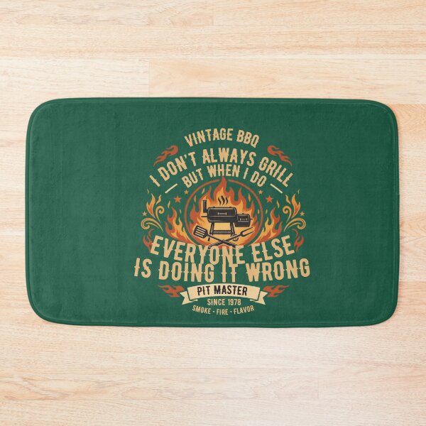 Item preview, Vintage BBQ Pit Master I Don't Always Grill Humor Design designed and sold by laughingshirts.