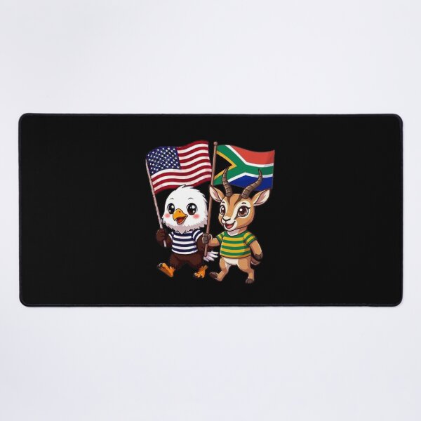 Item preview, The American eagle and its friend, the South African springbok designed and sold by SE213.