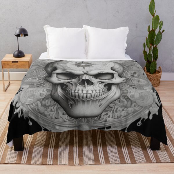 Item preview, Gothic Norse Compass Skull - Occult Star Alchemical Shield Art designed and sold by DarkOriginArts.