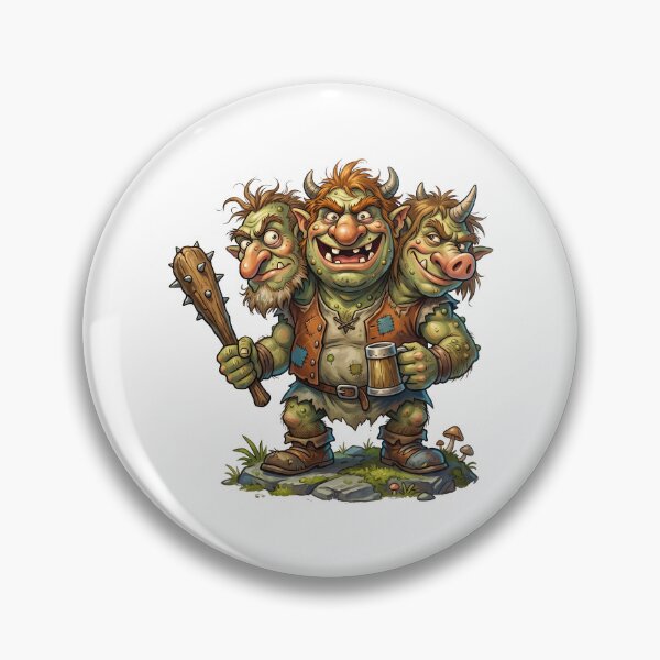 Item preview, Three Headed Troll Holding Beer Club designed and sold by TeeARTHY.