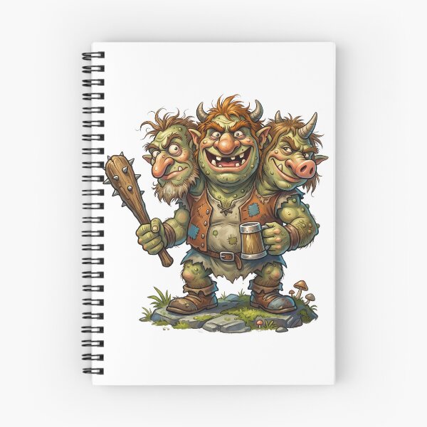 Item preview, Three Headed Troll Holding Beer Club designed and sold by TeeARTHY.