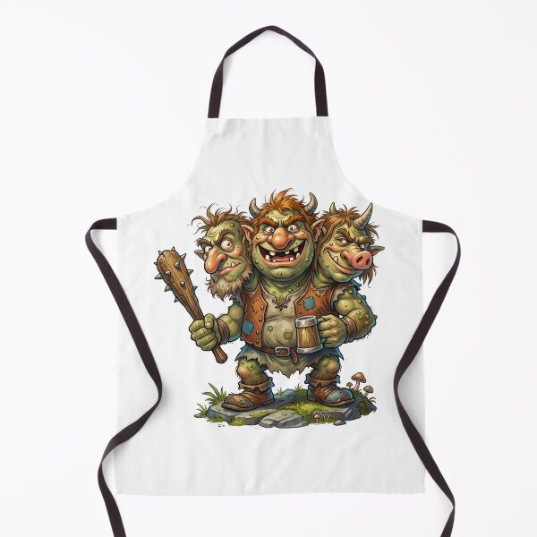 Item preview, Three Headed Troll Holding Beer Club designed and sold by TeeARTHY.