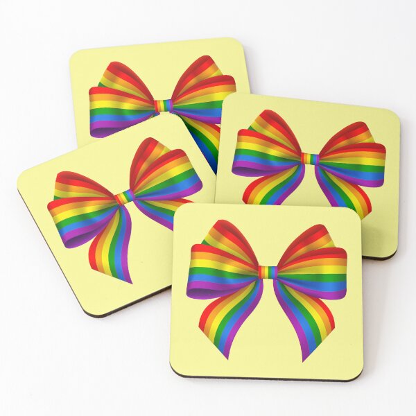 Item preview, Rainbow Bow Tie Ribbon - Colorful Festive Bow Graphic Art designed and sold by SolutionsArt.