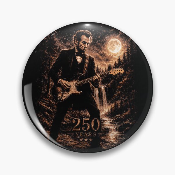 Item preview, Abraham-Lincoln-Playing-Guitar-usa designed and sold by jolihanot.