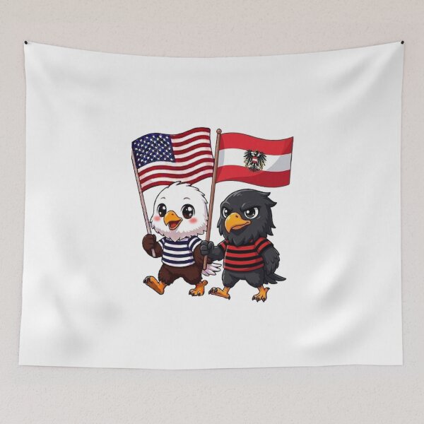 Item preview, The American eagle and its friend, the Austrian eagle designed and sold by SE213.