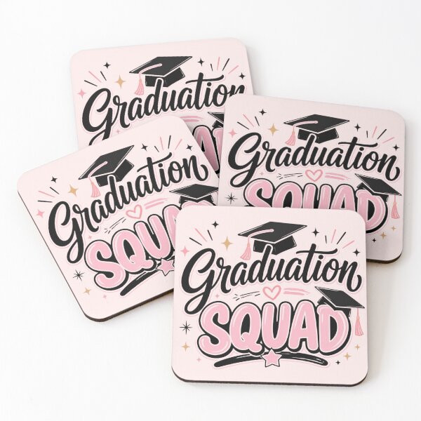 Item preview, Graduation Squad 2026 Pink Aesthetic | Cute Graduate Squad T-Shirt Design designed and sold by ABLAT-CREATIONS.