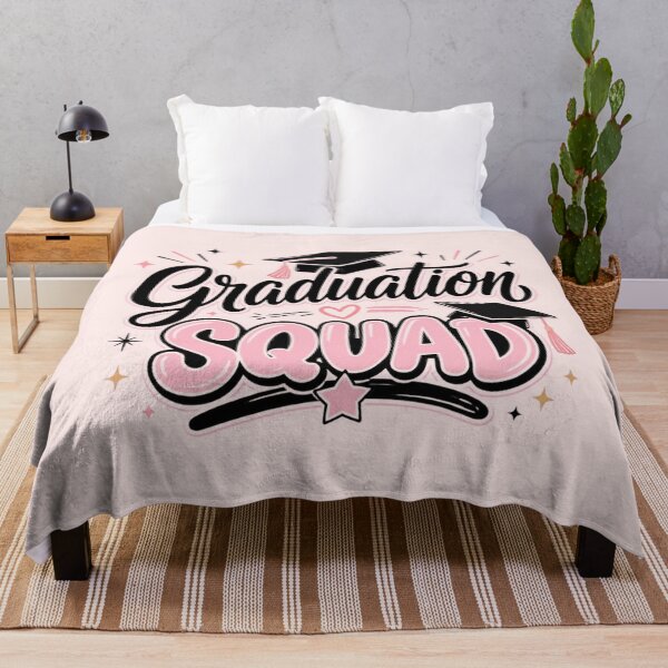 Item preview, Graduation Squad 2026 Pink Aesthetic | Cute Graduate Squad T-Shirt Design designed and sold by ABLAT_CREATIONS.
