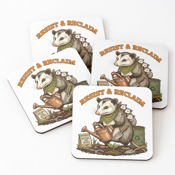Item preview, Mother Opossum Gardening Resist And Reclaim designed and sold by TeeARTHY.