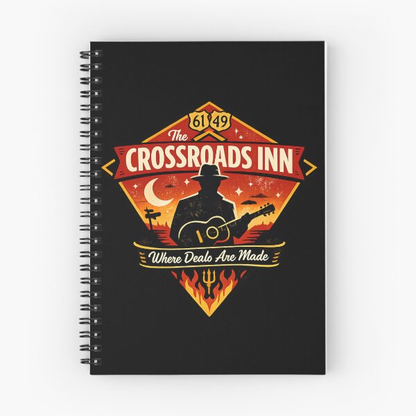 Item preview, Crossroads Inn - Vintage Blues Guitar Devil Deal Retro designed and sold by SidTastic .