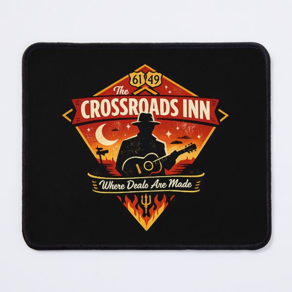 Item preview, Crossroads Inn - Vintage Blues Guitar Devil Deal Retro designed and sold by SidTastic .